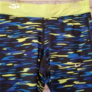 NIKE RUNNING DRI-FIT Crop Tights Pants